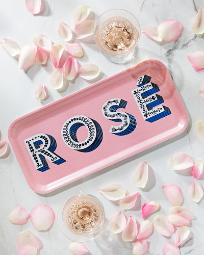 Jamida of Sweden Tablett ROSÉ Rosa | 32x15 cm