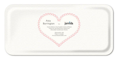 Jamida of Sweden Tablett ROSÉ Rosa | 32x15 cm