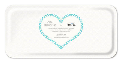Jamida of Sweden Tablett Salute Aqua | 32x15 cm