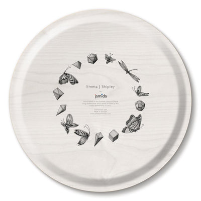 Jamida of Sweden Tablett Snow Leopard Forest | ø 39 cm