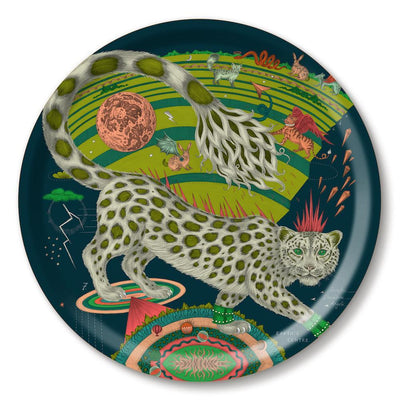Jamida of Sweden Tablett Snow Leopard Forest | ø 39 cm