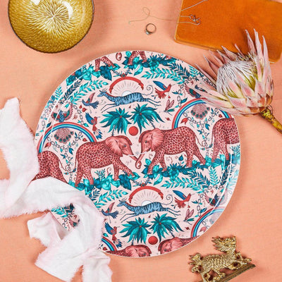 Jamida of Sweden Tablett Zambezi Pink | ø 39 cm
