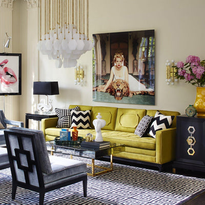 Jonathan Adler 10-flammige Wandlampe Meurice | Silber