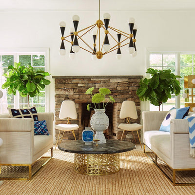 Jonathan Adler 16-flammiger Chandelier Deckenleuchter Caracas