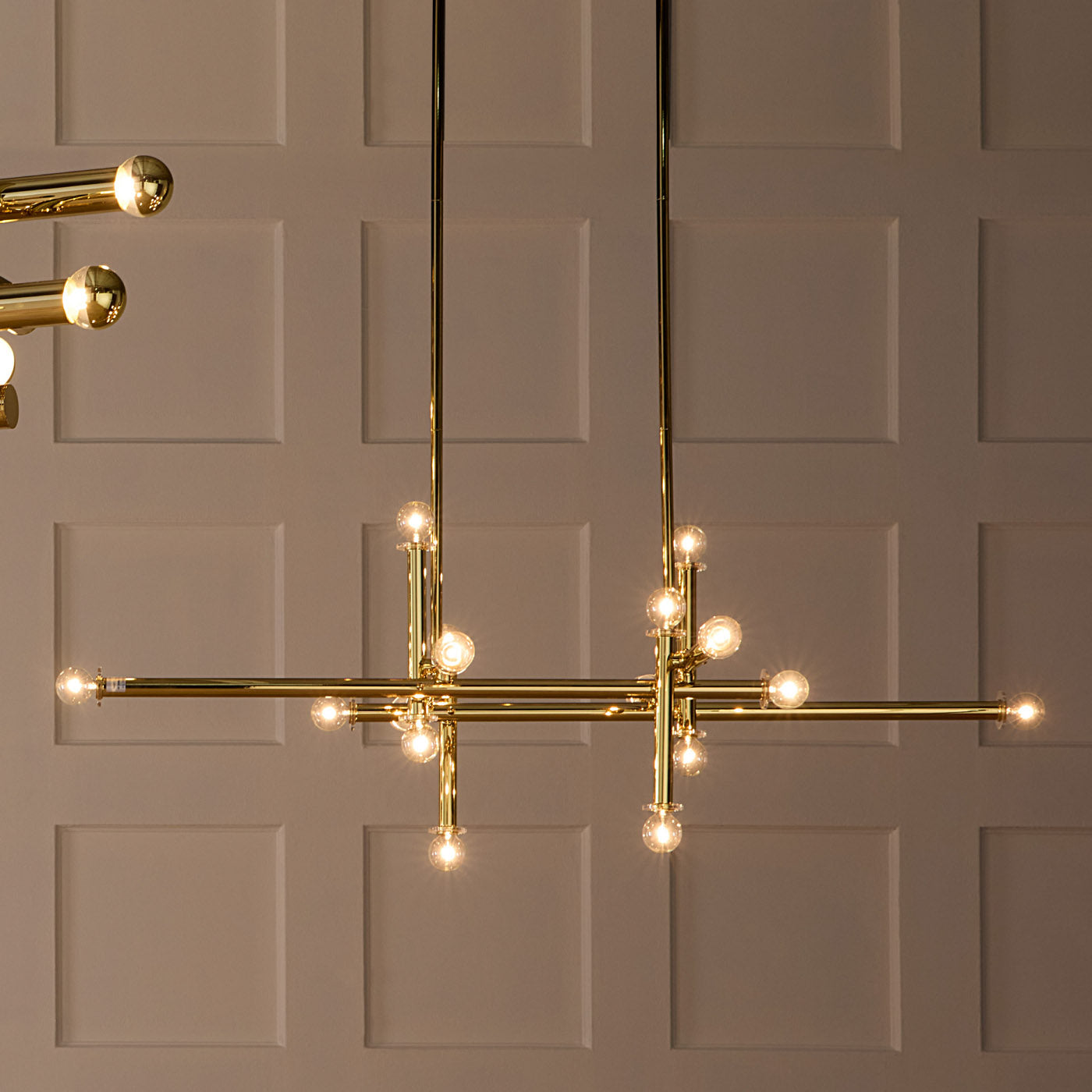 Jonathan Adler 16-flammiger Chandelier Deckenleuchter Milano | Gold