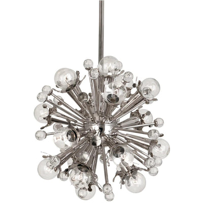 Jonathan Adler 18-flammiger Chandelier Deckenleuchter Sputnik | Silber