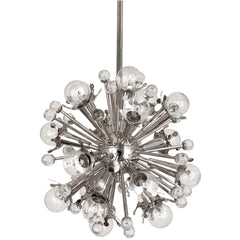 Jonathan Adler 18-flammiger Chandelier Deckenleuchter Sputnik | Silber