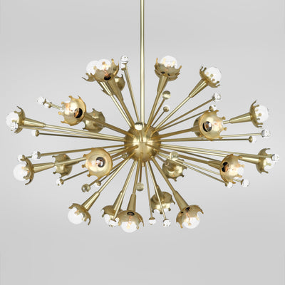 Jonathan Adler 24-flammiger Chandelier Deckenleuchter Sputnik | Gold