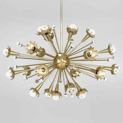 Jonathan Adler 24-flammiger Chandelier Deckenleuchter Sputnik | Gold
