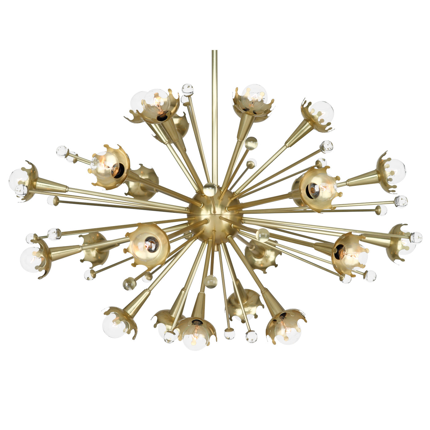 Jonathan Adler 24-flammiger Chandelier Deckenleuchter Sputnik | Gold