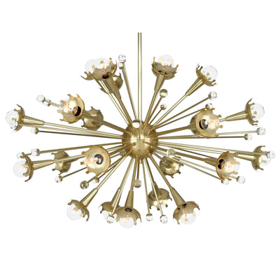 Jonathan Adler 24-flammiger Chandelier Deckenleuchter Sputnik | Gold