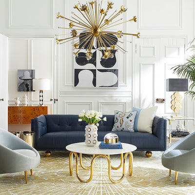 Jonathan Adler 24-flammiger Giant Kronleuchter Chandelier Sputnik | Gold