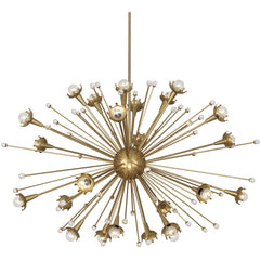 Jonathan Adler 24-flammiger Giant Kronleuchter Chandelier Sputnik | Gold
