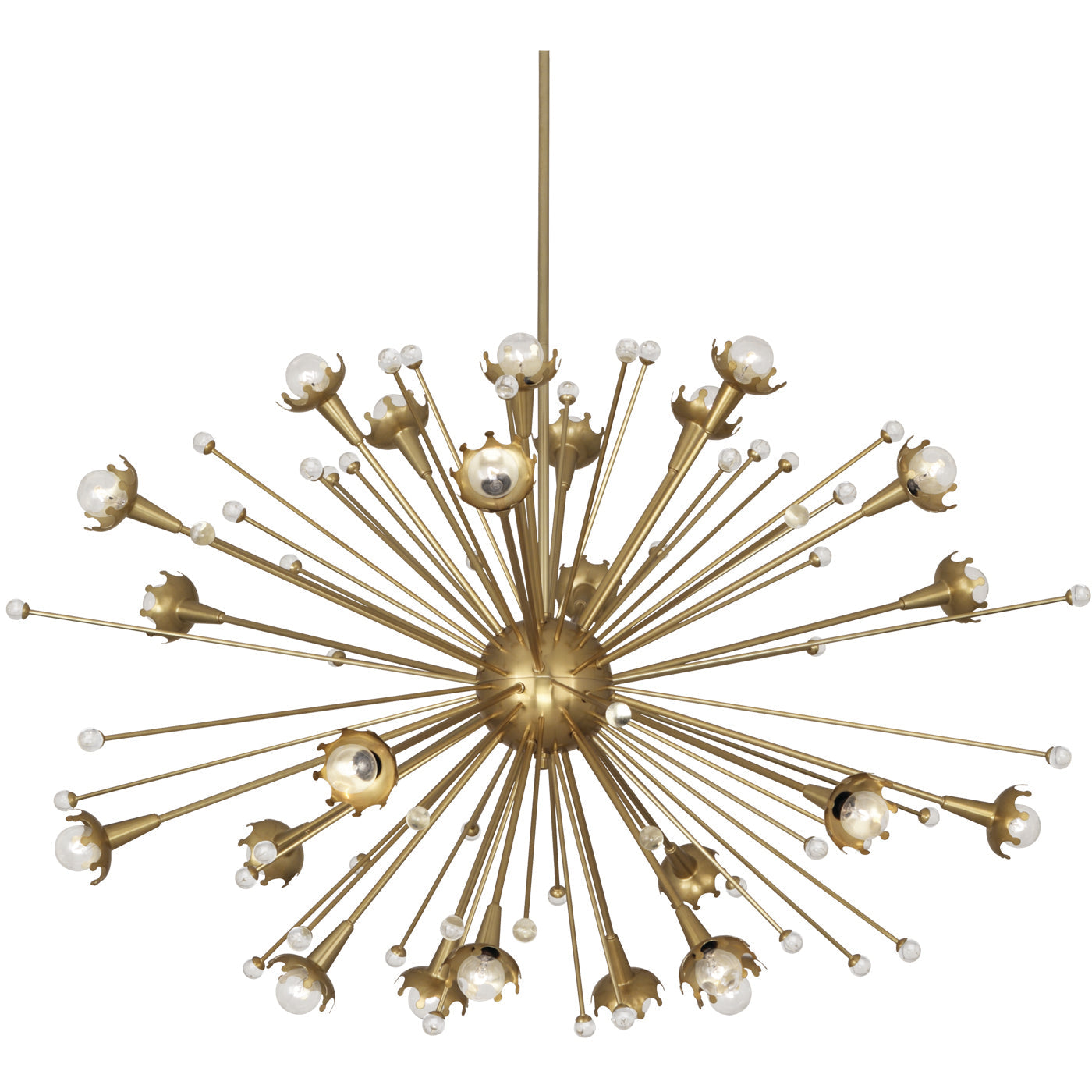 Jonathan Adler 24-flammiger Giant Kronleuchter Chandelier Sputnik | Gold