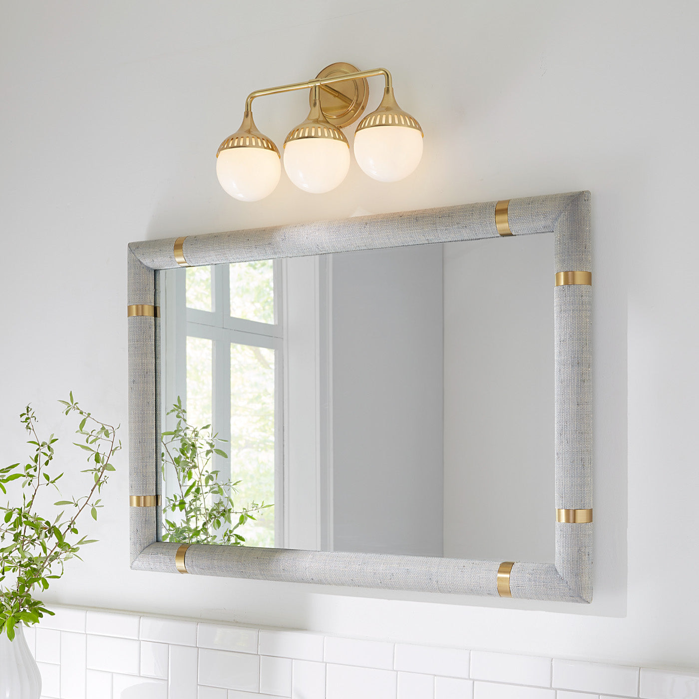 Jonathan Adler 3-flammige Wandlampe Rio | Gold