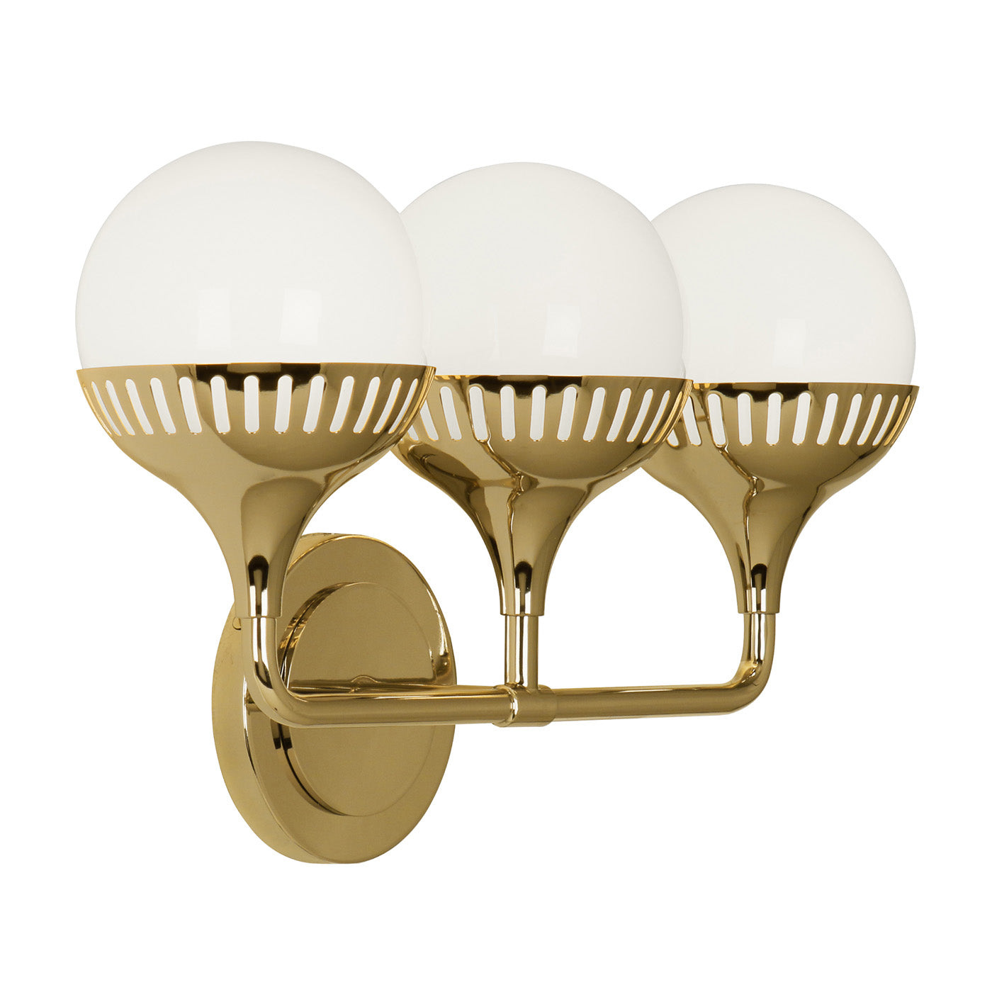 Jonathan Adler 3-flammige Wandlampe Rio | Gold
