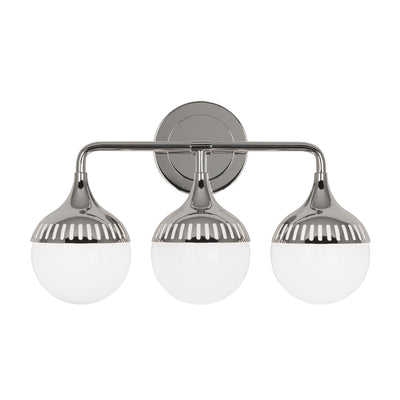 Jonathan Adler 3-flammige Wandlampe Rio | Silber