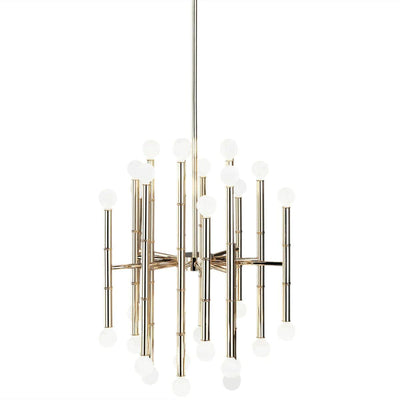 Jonathan Adler 30-flammiger Chandelier Deckenleuchter Meurice | Silber
