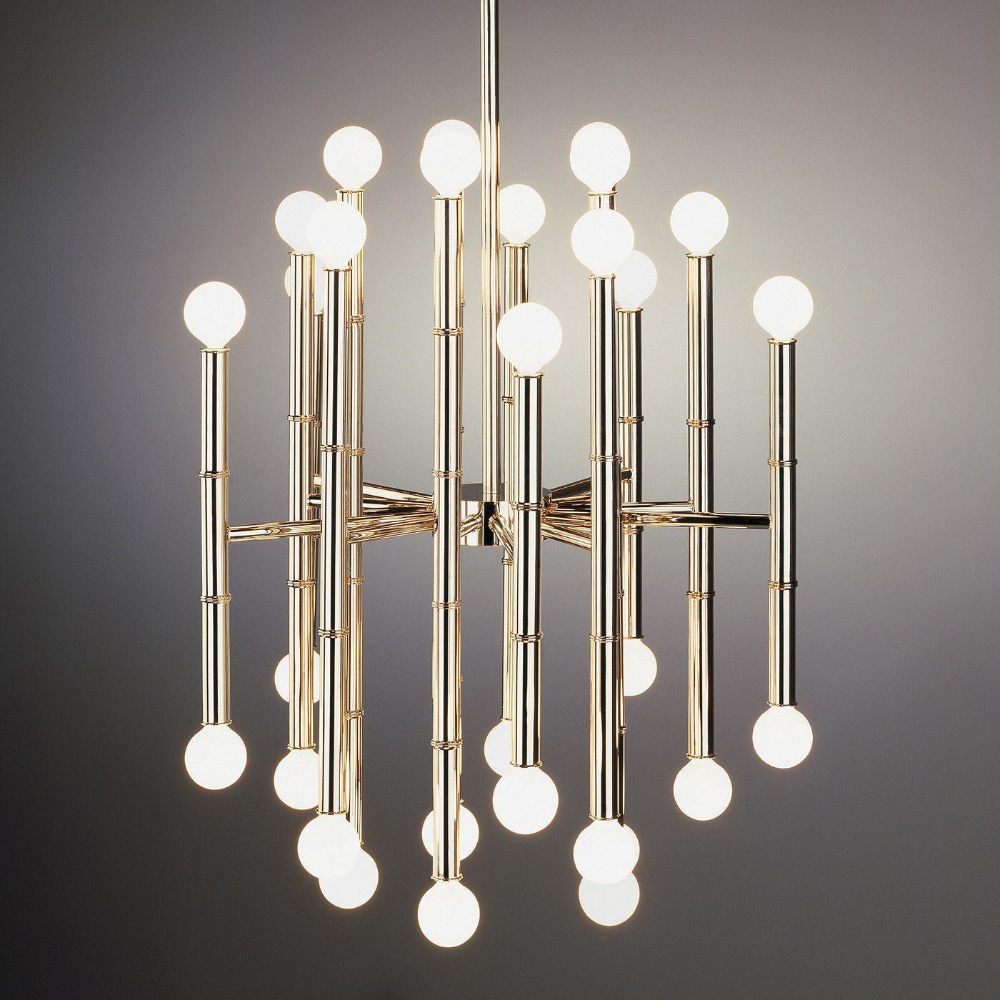 Jonathan Adler 30-flammiger Chandelier Deckenleuchter Meurice | Silber