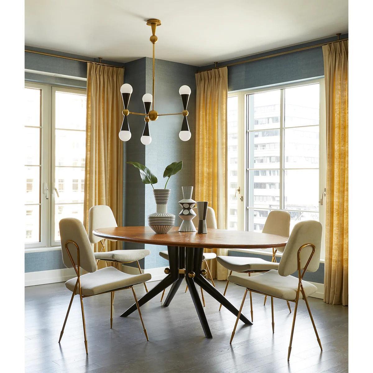 Jonathan Adler 6-flammiger Chandelier Deckenleuchter Caracas
