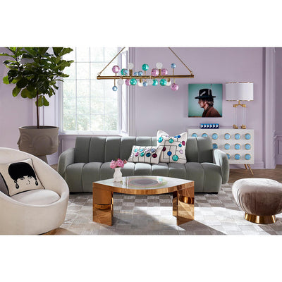 Jonathan Adler 6-flammiger Chandelier Deckenleuchter Globo | Bunt