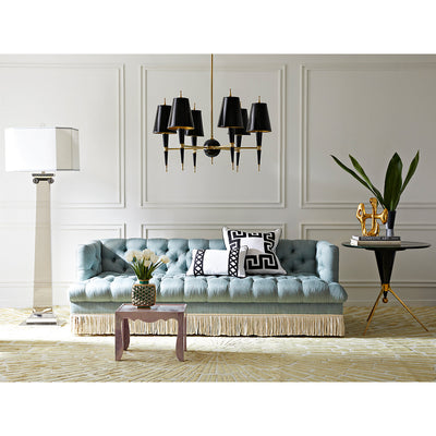 Jonathan Adler 6-flammiger Kronleuchter Chandelier Versailles | Schwarz