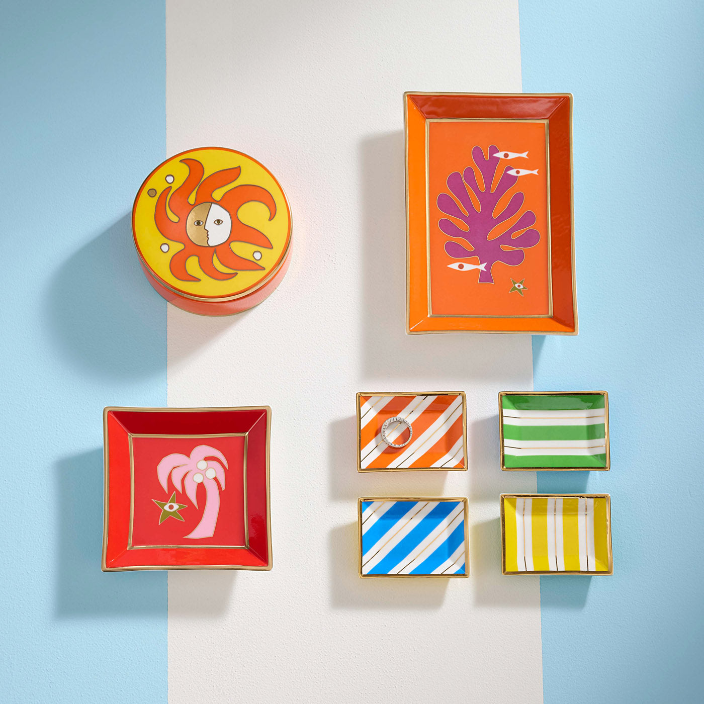Jonathan Adler Ablageschale Playa Rectangle Tray