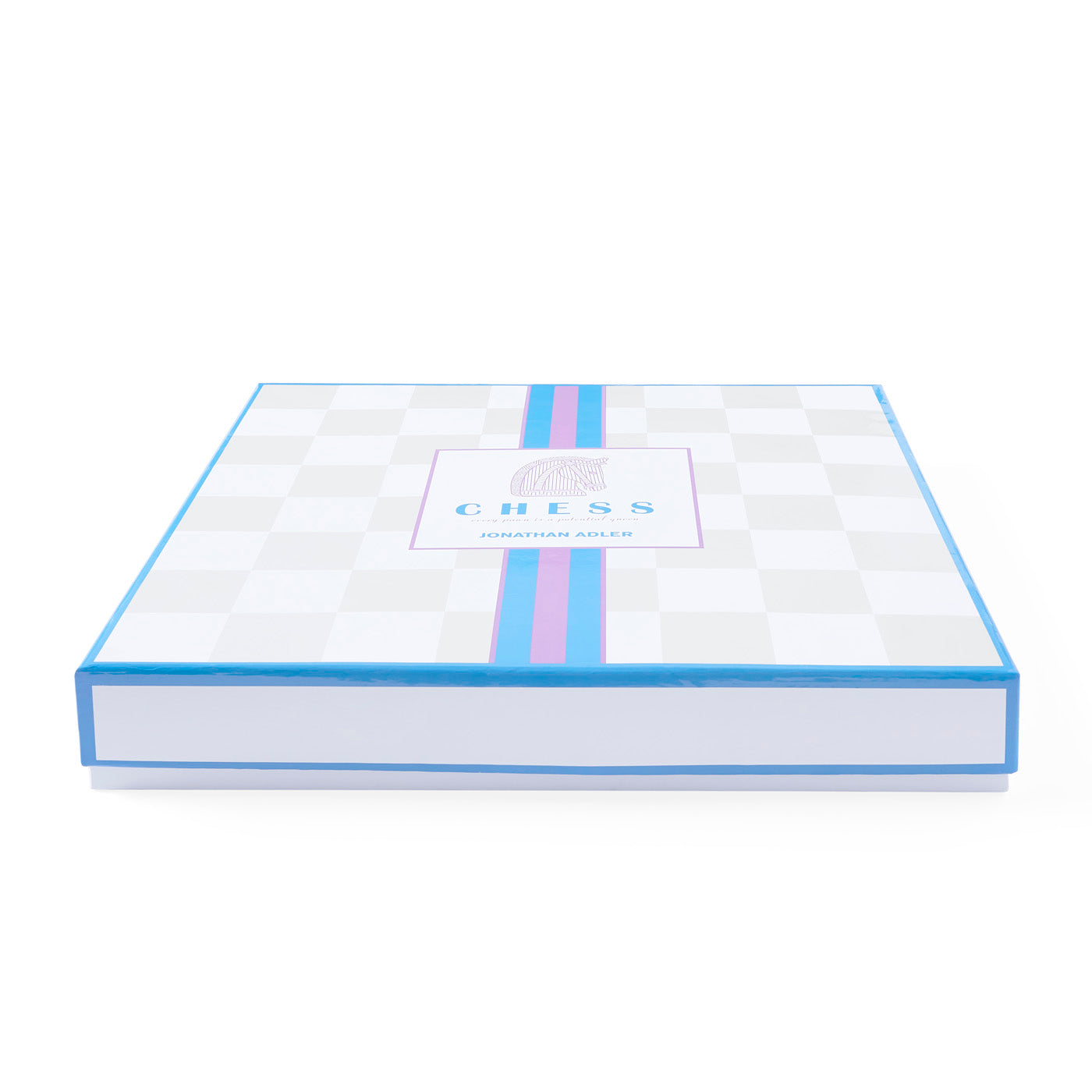 Jonathan Adler Acryl Schachbrett | Blau & Lila