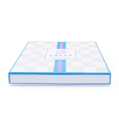 Jonathan Adler Acryl Schachbrett | Blau & Lila