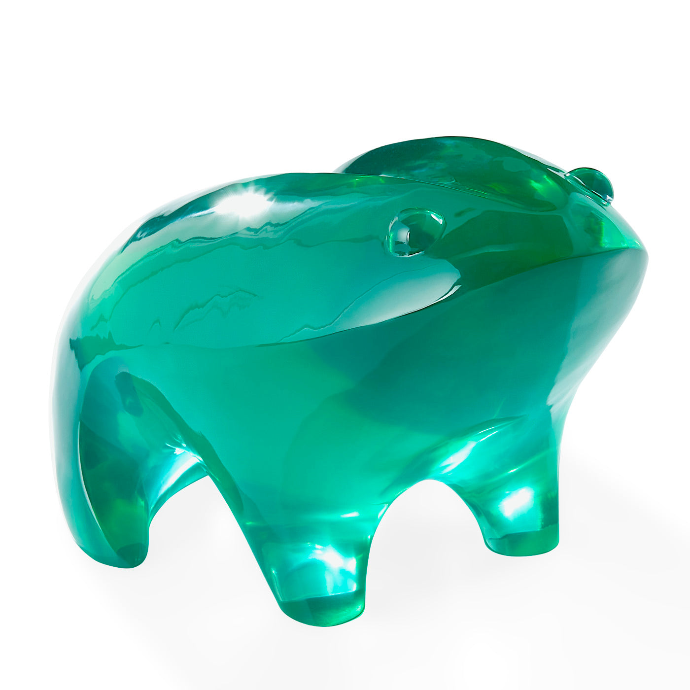 Jonathan Adler Acryl Skulptur Frosch | Grün