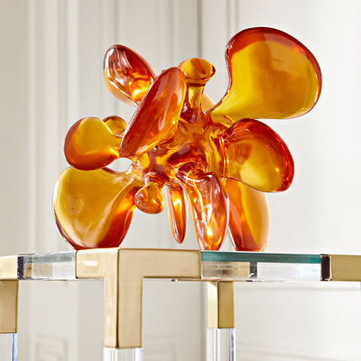 Jonathan Adler Acryl Skulptur Giant Amoeba | Orange