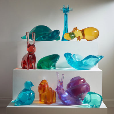 Jonathan Adler Acryl Skulptur Giant Bird Bowl | Türkis