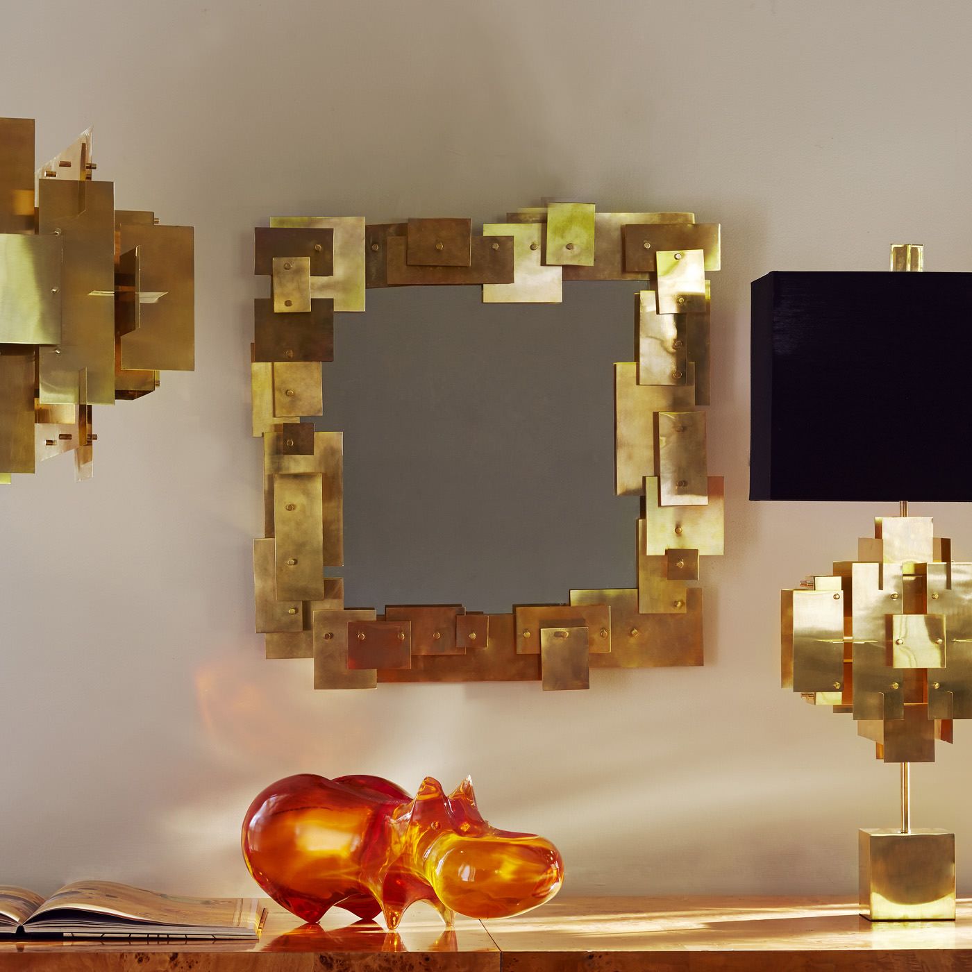 Jonathan Adler Acryl Skulptur Giant Hippo | Orange