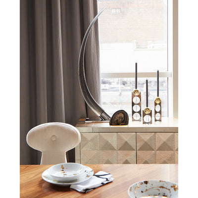Jonathan Adler Acryl Skulptur Giant Horn Tusk | Smoke
