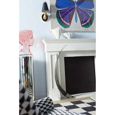 Jonathan Adler Acryl Skulptur Giant Horn Tusk | Smoke
