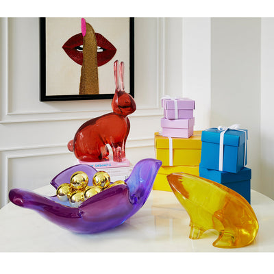 Jonathan Adler Acryl Skulptur Giant Rabbit Hase | Rot