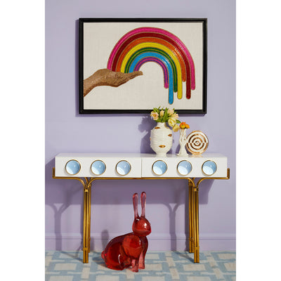 Jonathan Adler Acryl Skulptur Giant Rabbit Hase | Rot