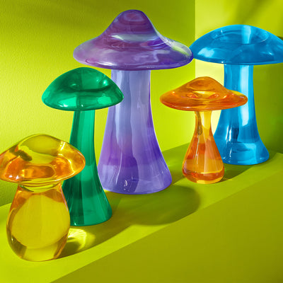 Jonathan Adler Acryl Skulptur Pilz Mushroom | Grün