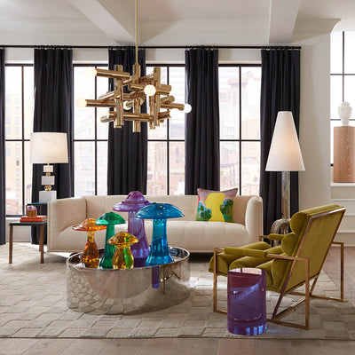 Jonathan Adler Acryl Skulptur Pilz Mushroom | Türkis