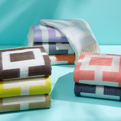 Jonathan Adler Alpaka-Wolldecke Nixon | 127x178 cm