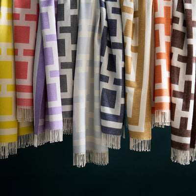 Jonathan Adler Alpaka-Wolldecke Nixon | 127x178 cm