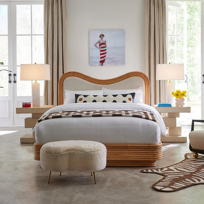 Jonathan Adler Alpaka-Wolldecke Nixon | 127x178 cm