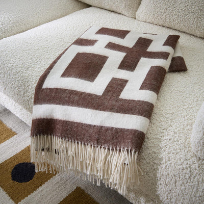 Jonathan Adler Alpaka-Wolldecke Nixon | 127x178 cm
