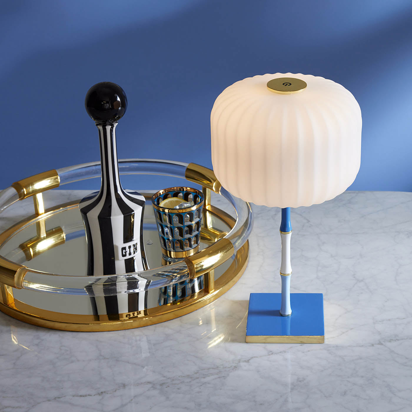 Jonathan Adler Aufladbare LED Tischlampe Scala