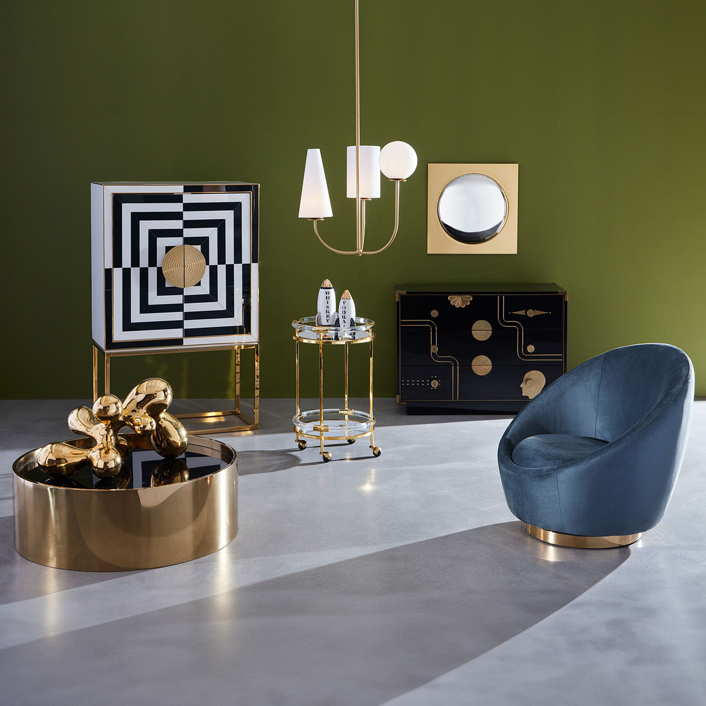 Jonathan Adler Barschrank Op Art