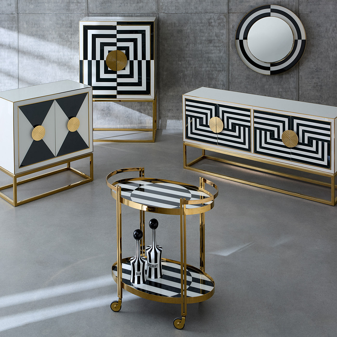 Jonathan Adler Barschrank Op Art