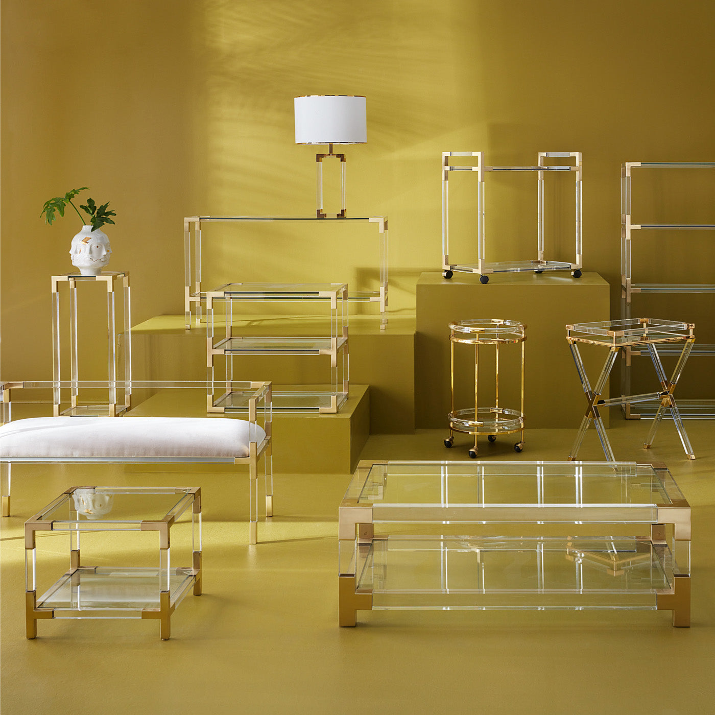 Jonathan Adler Beistelltisch Jacques mit 3 Ebenen