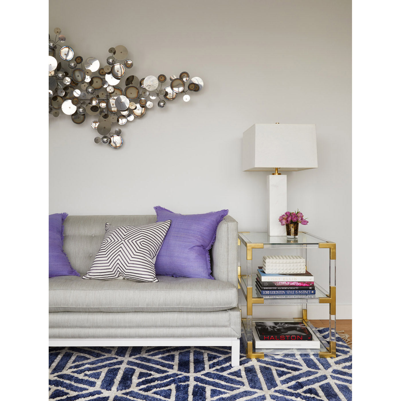 Jonathan Adler Beistelltisch Jacques mit 3 Ebenen