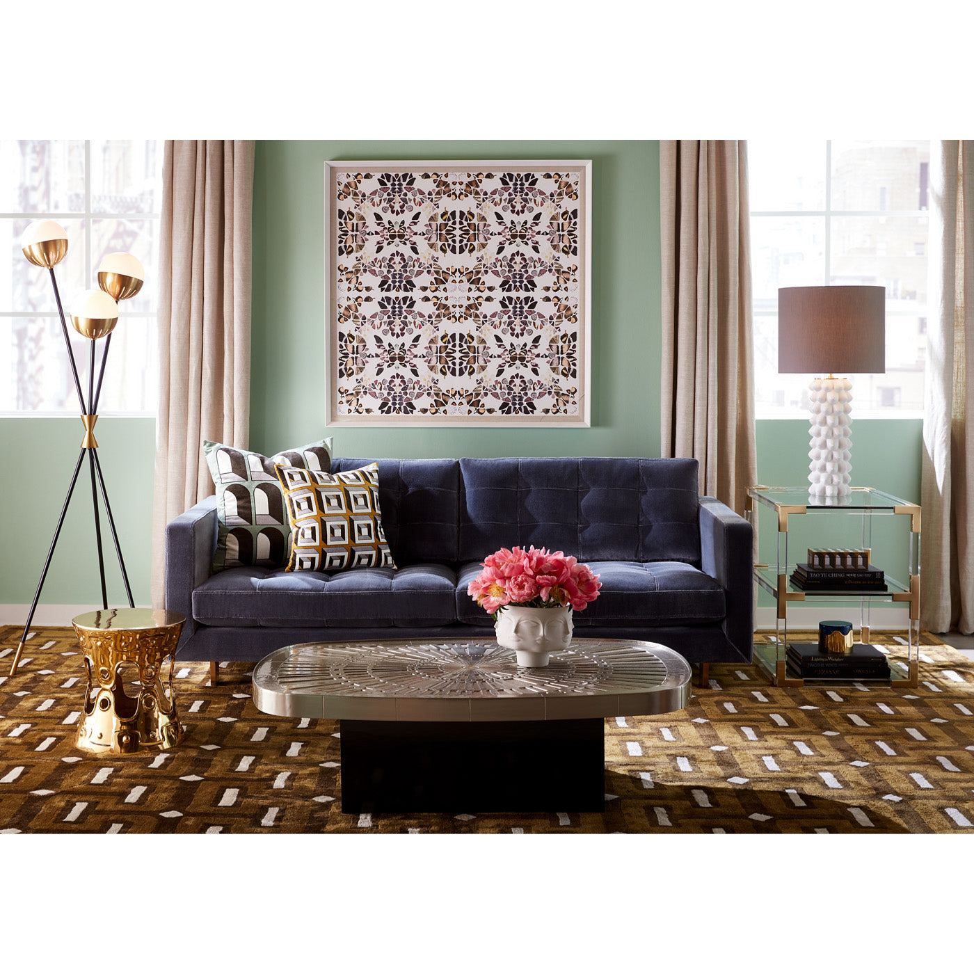 Jonathan Adler Beistelltisch Jacques mit 3 Ebenen