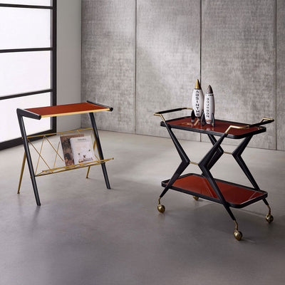 Jonathan Adler Beistelltisch Trocadero mit Zeitschriftenablage
